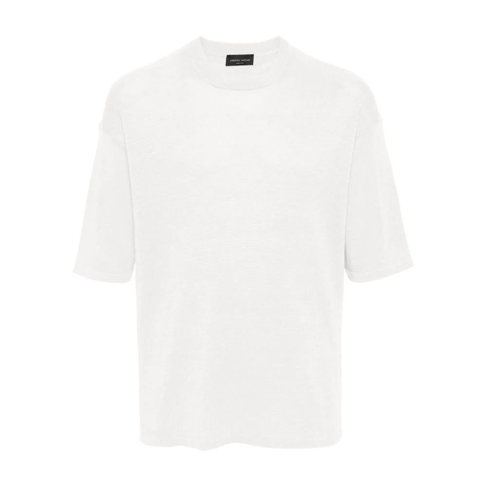 Roberto Collina Witte Sweatshirt Ss24 White Heren