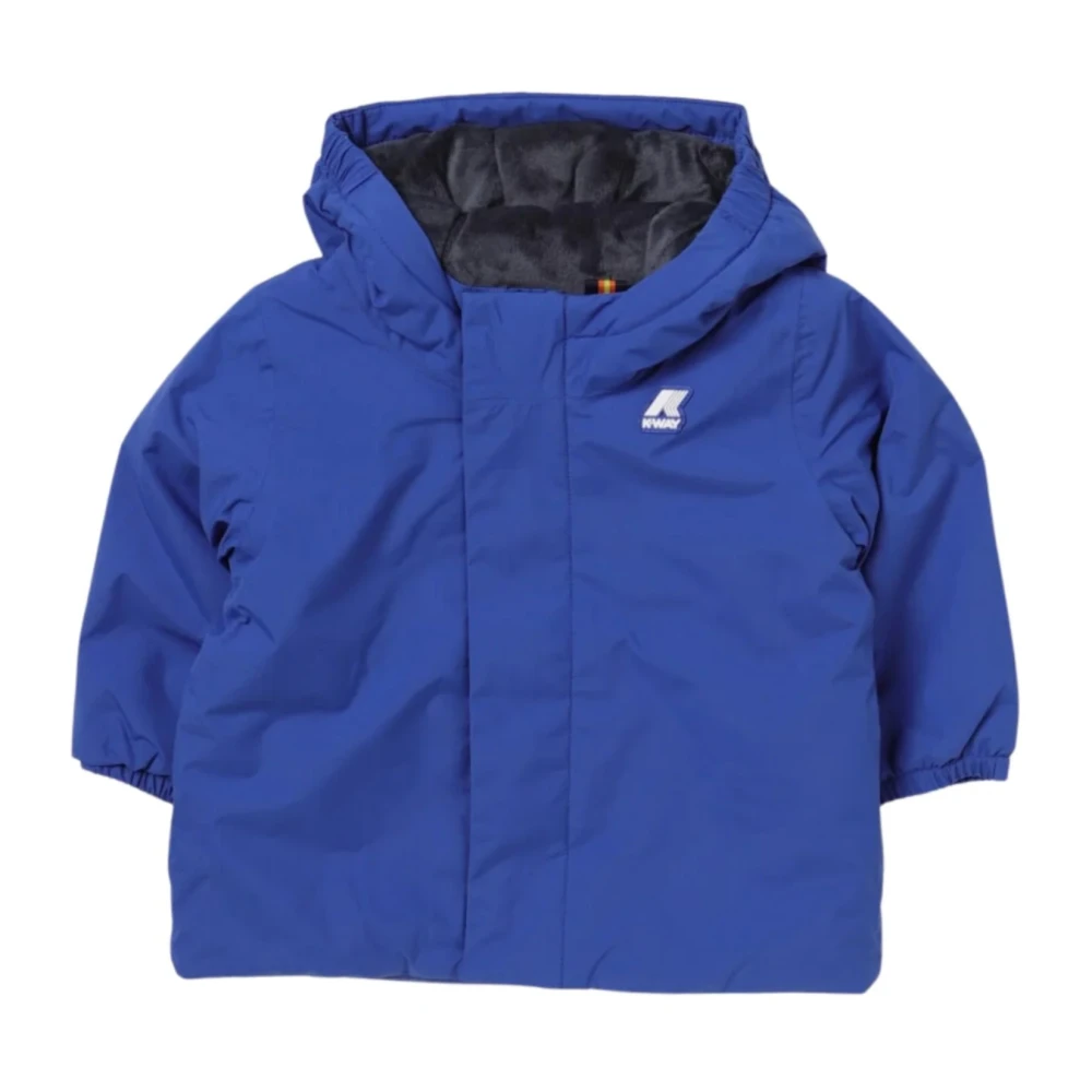K-Way Men's Blue Bomber Jacket