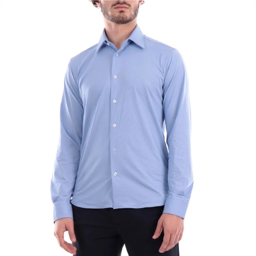 RRD Oxford Jacquard Overhemd Blue Heren