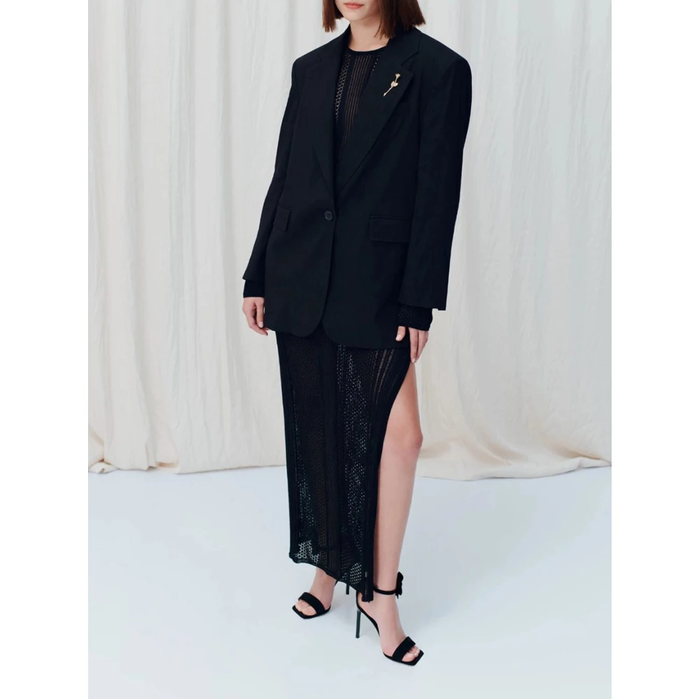 Marella Stijlvolle Over Shirt Black Dames