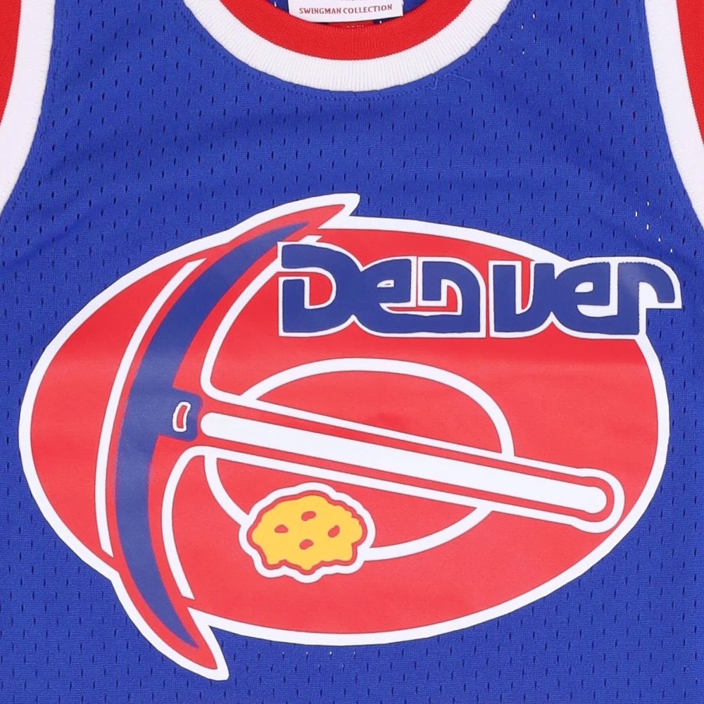 Mitchell & Ness NBA Basketbal Tanktop Thompson 1975-76 Blue Heren