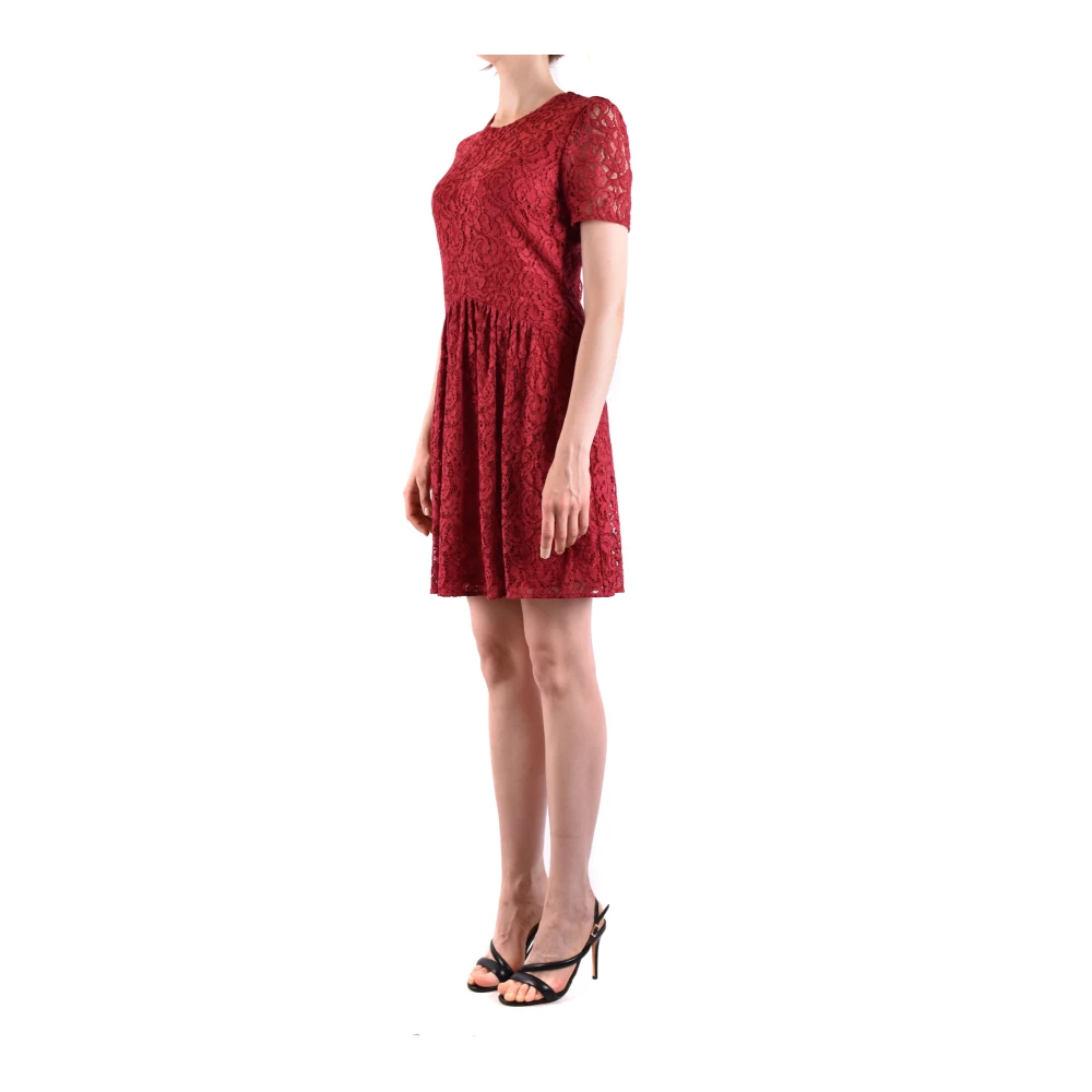Burberry Elegante Bloemenjurk voor Vrouwen Red Dames