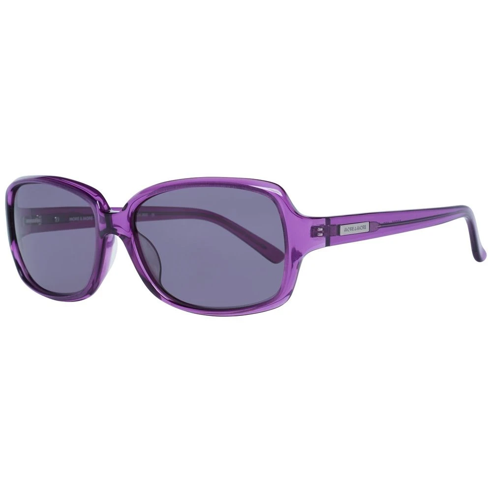 More & More Women's Purple Oval Plastic Sunglasses