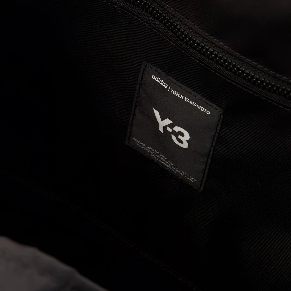 Y-3 Zwarte Shopper Tas Synthetisch Magnetische Sluiting Black Unisex