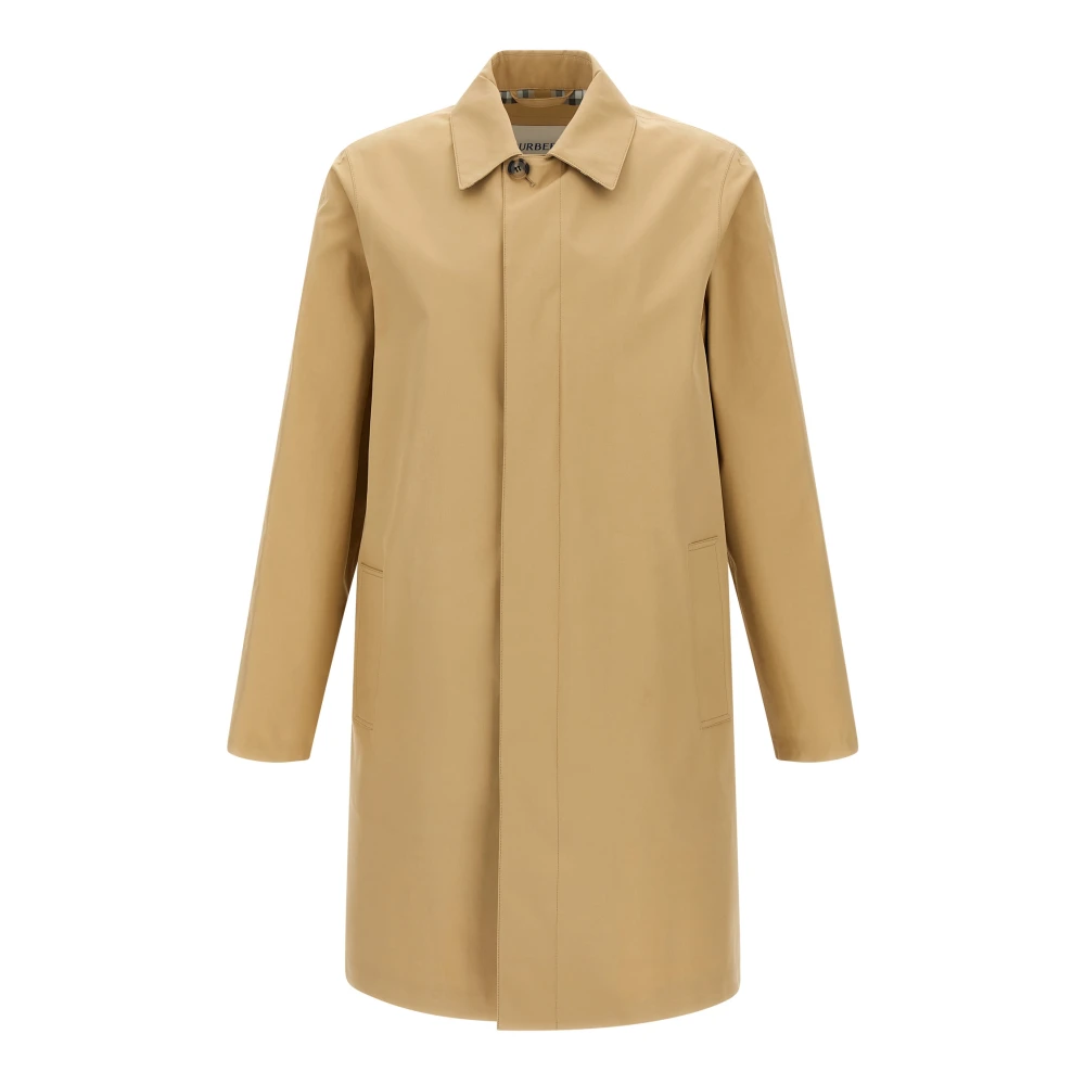 Burberry Herren Beige Mäntel, Lgröße:
