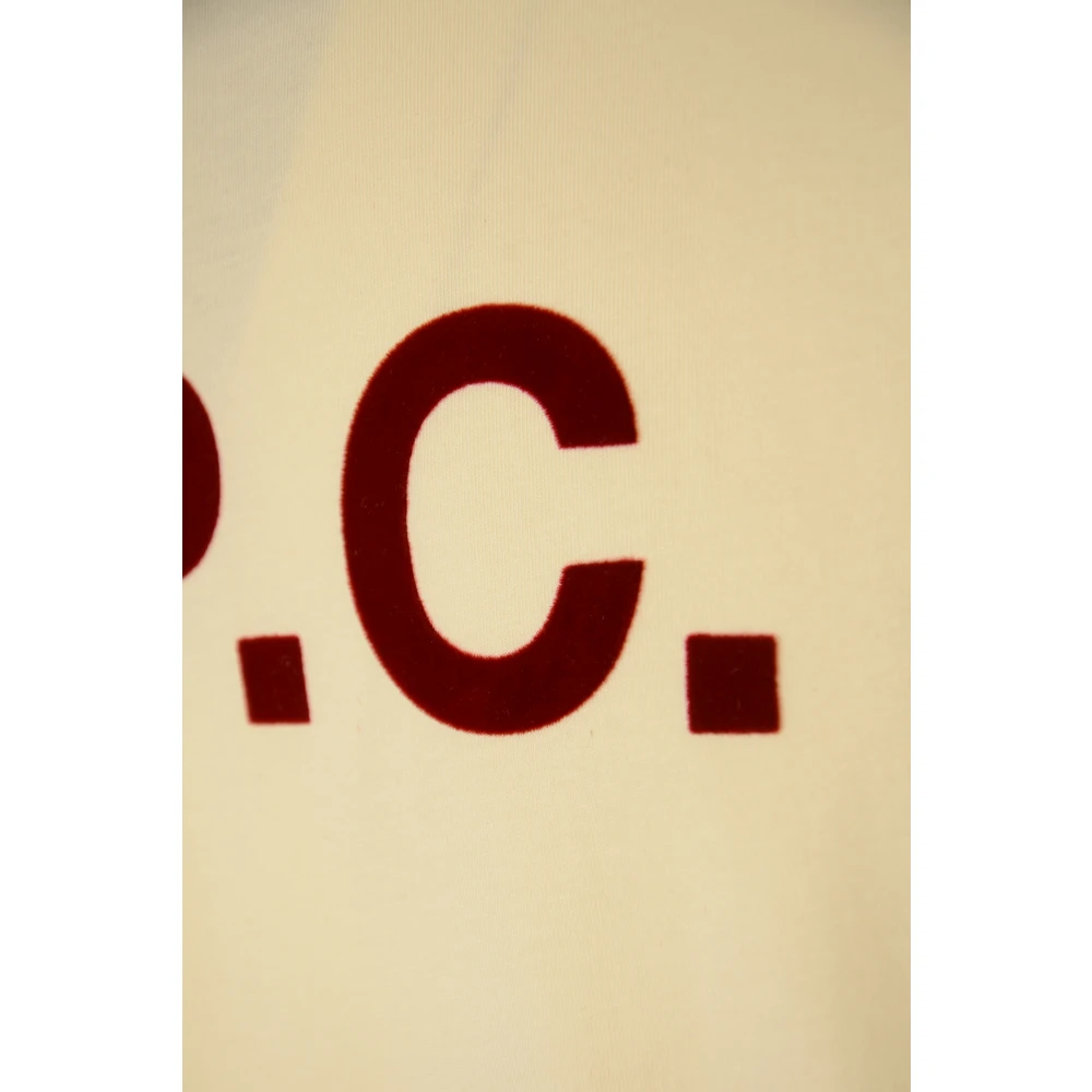 A.p.c. Standard Grand VPC T-shirts en Polos Beige Heren