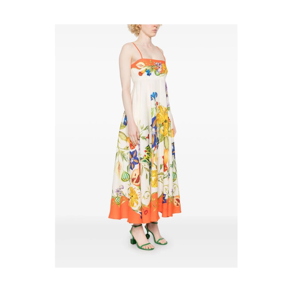 Alemais Beige Jurk met Ritssluiting Multicolor Dames
