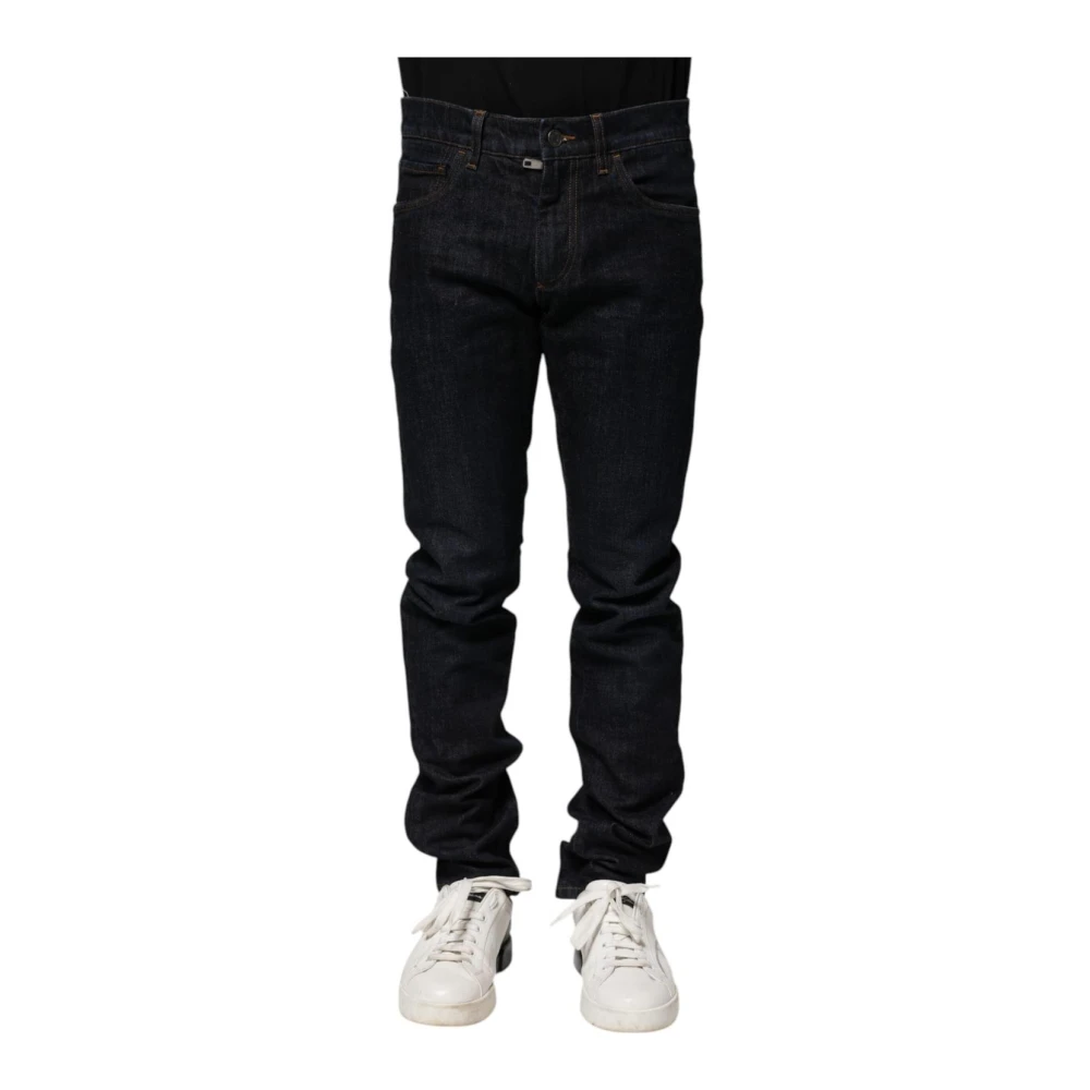 Dolce & Gabbana Men's Black Slim Fit Jeans, S, Skinny Denim Jeans
