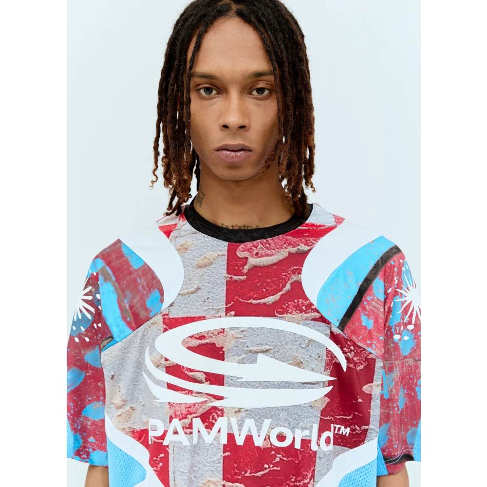 P.a.m. Grafische Print Voetbalshirt Multicolor Heren