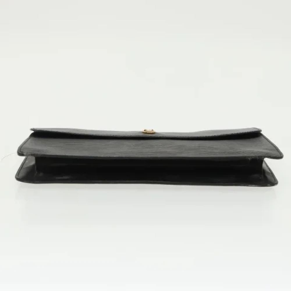 Louis Vuitton Vintage Pre-owned Leather clutches Black Dames