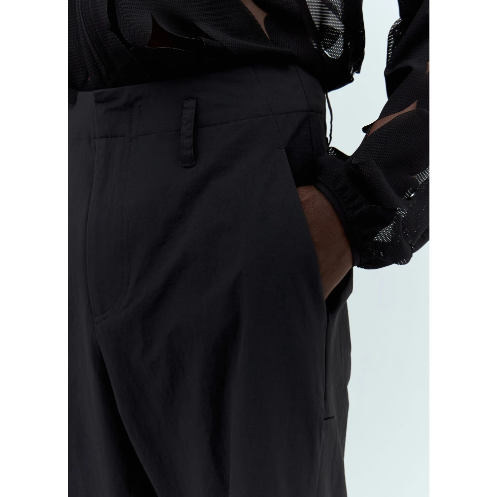 Post Archive Faction Stretch Weave Broek met Zakken Black Heren