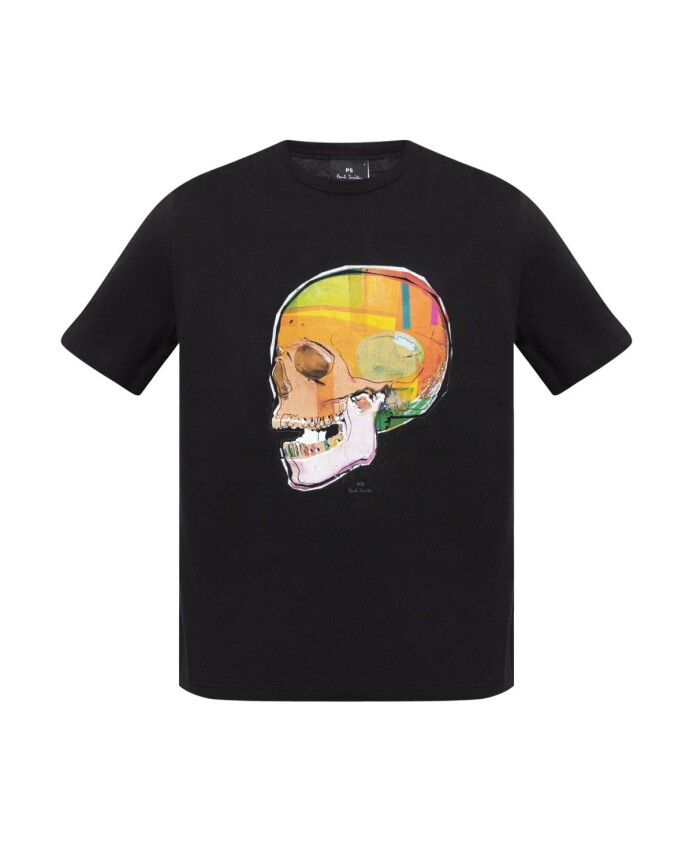 zwart-t-shirt-met-schedelprint
