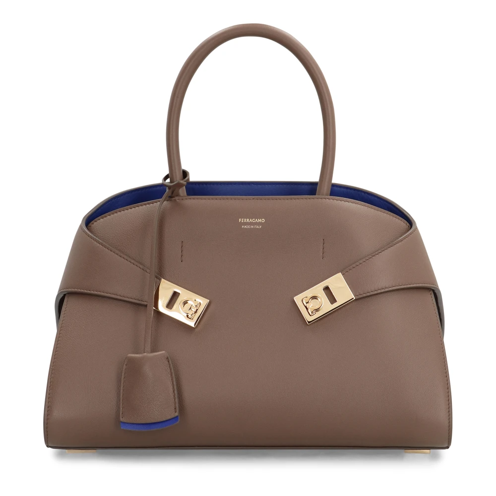 Ferragamo , Handbags, Female, Brown, One Size, Hug S Handbag