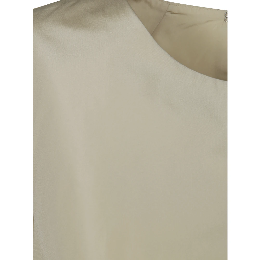P.a.r.o.s.h. Elegante Zijden Blouse Beige Dames
