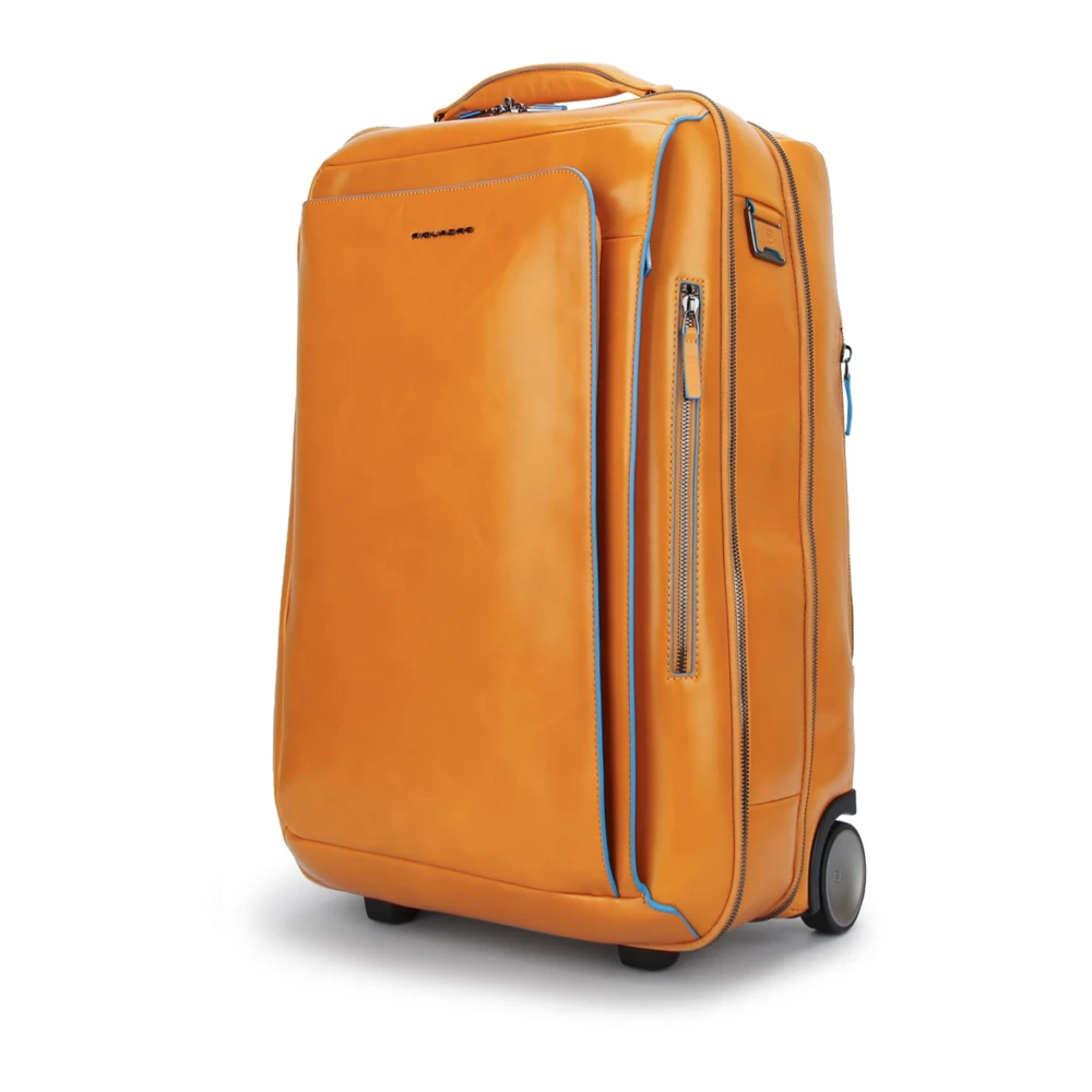 Piquadro Trolleytas voor computer en iPad Pro Yellow Unisex