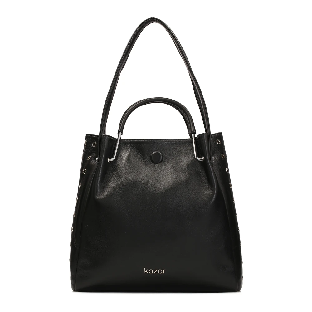Kazar Grote tas met dubbele handvatten Black Dames