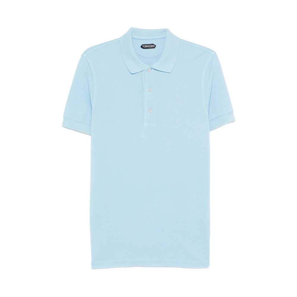 Tom Ford Men's Blue Polo Shirts, M, Jumper
