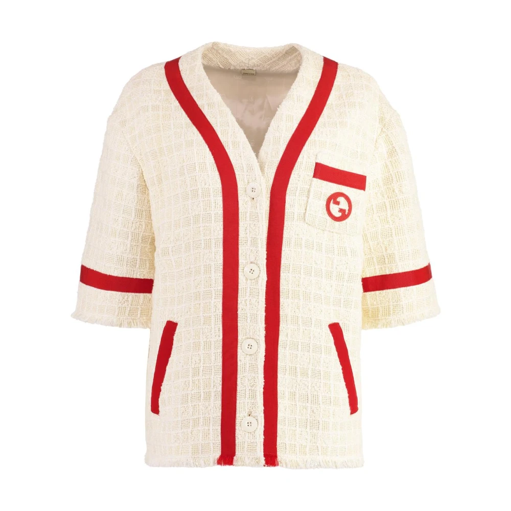 Gucci Multicolor Interlocking G Tweed Jacket