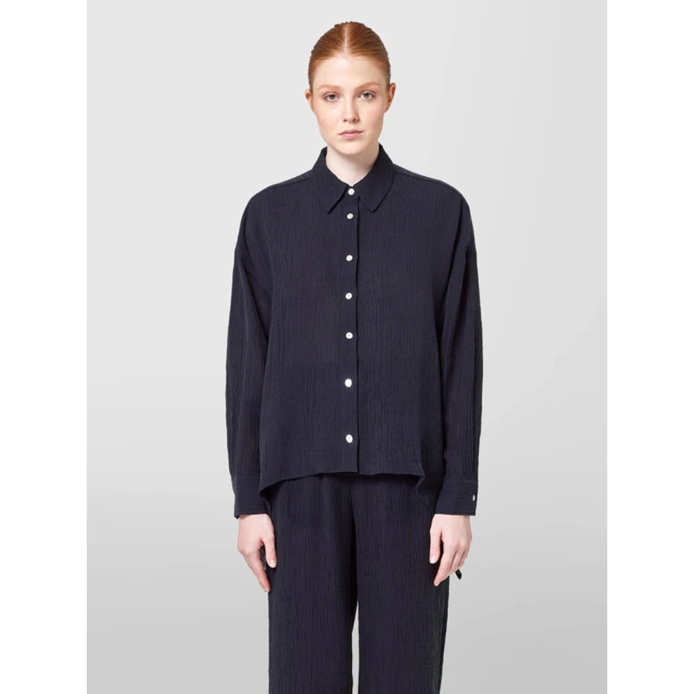 Alpha Studio Stijlvol Overhemd Blue Dames