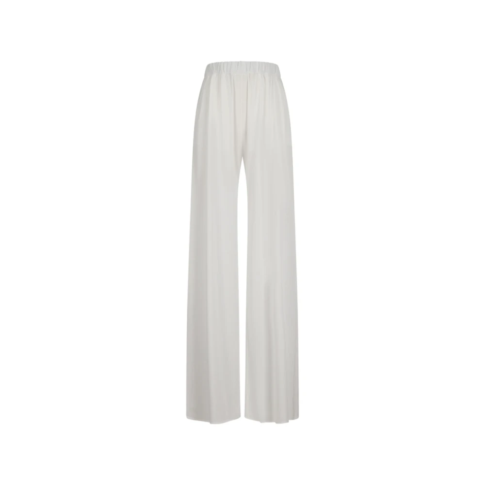 Andamane Women's White Lena Wide Trousers - Wide Trousers - 2XS - Trousers