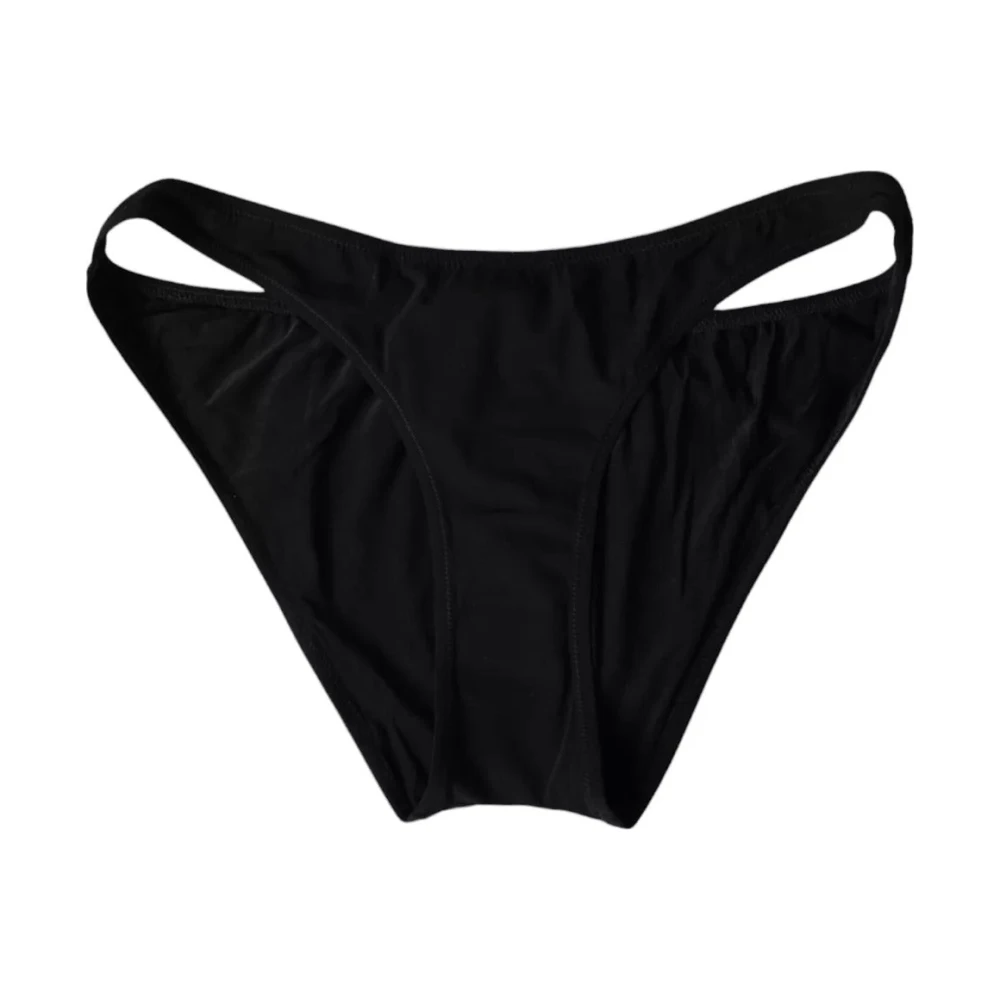 Dolce & Gabbana Zwarte Nylon Bikini Bodem Beachwear Black Dames