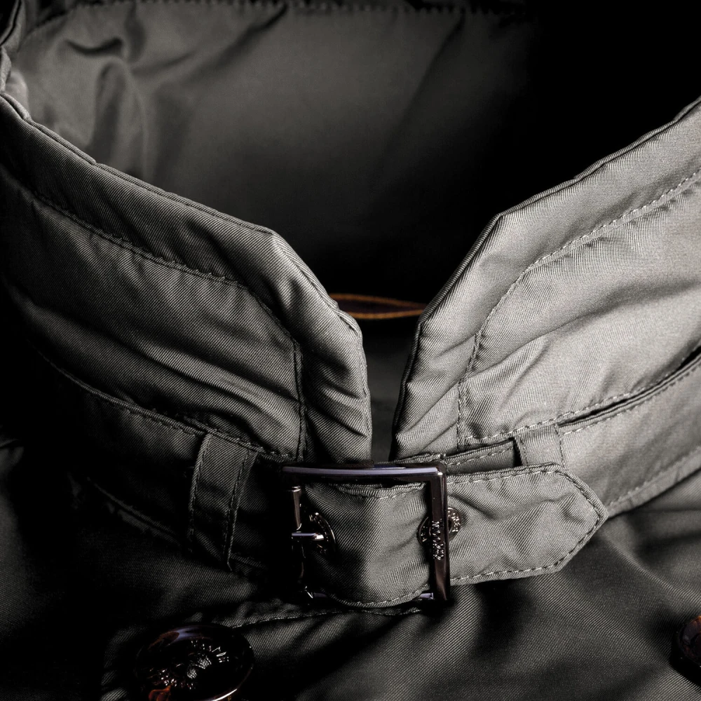 Moorer Iridescent Double-Breasted Sporty Jacket White Heren