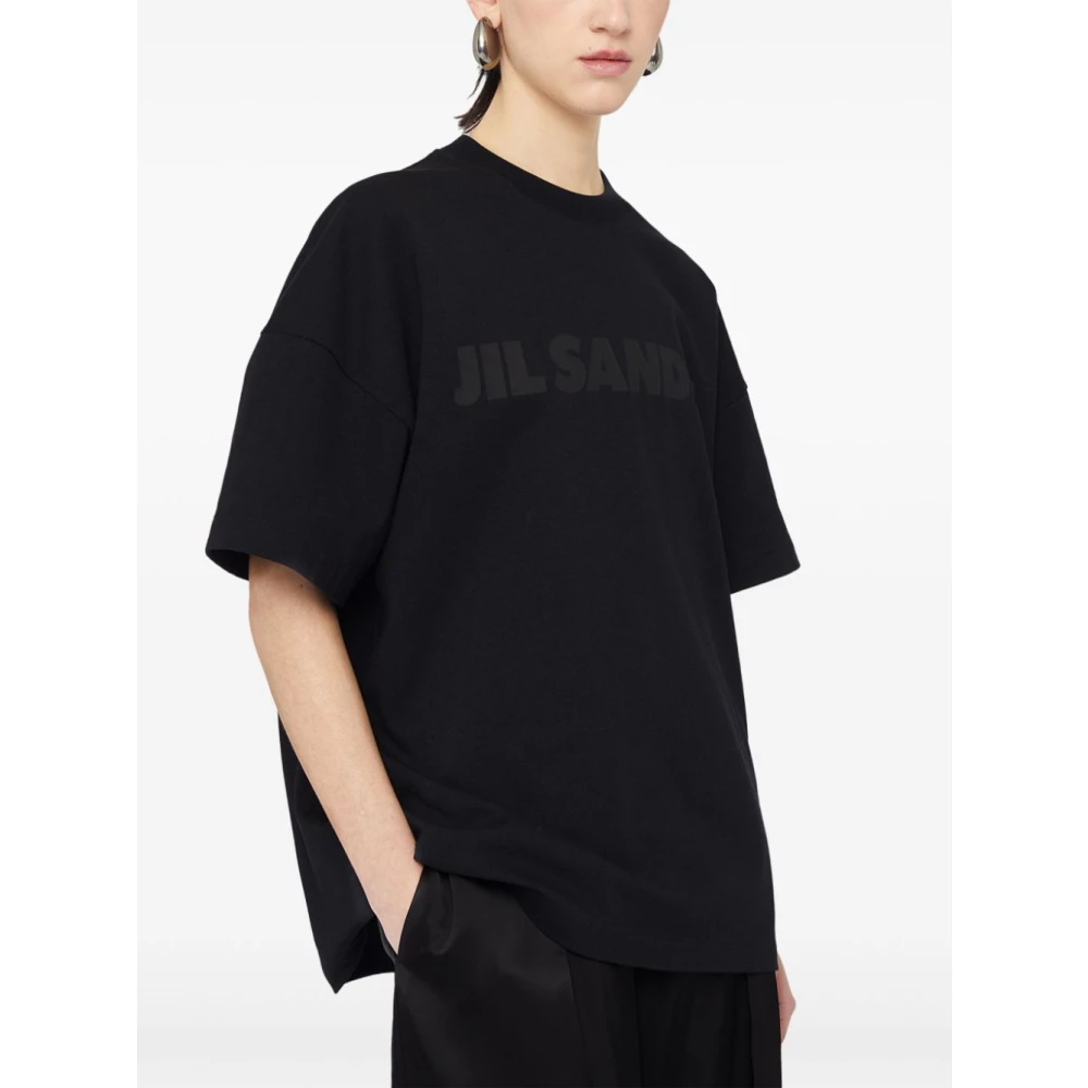 Jil Sander Dames T-shirts & Polo's in Zwart Black Dames