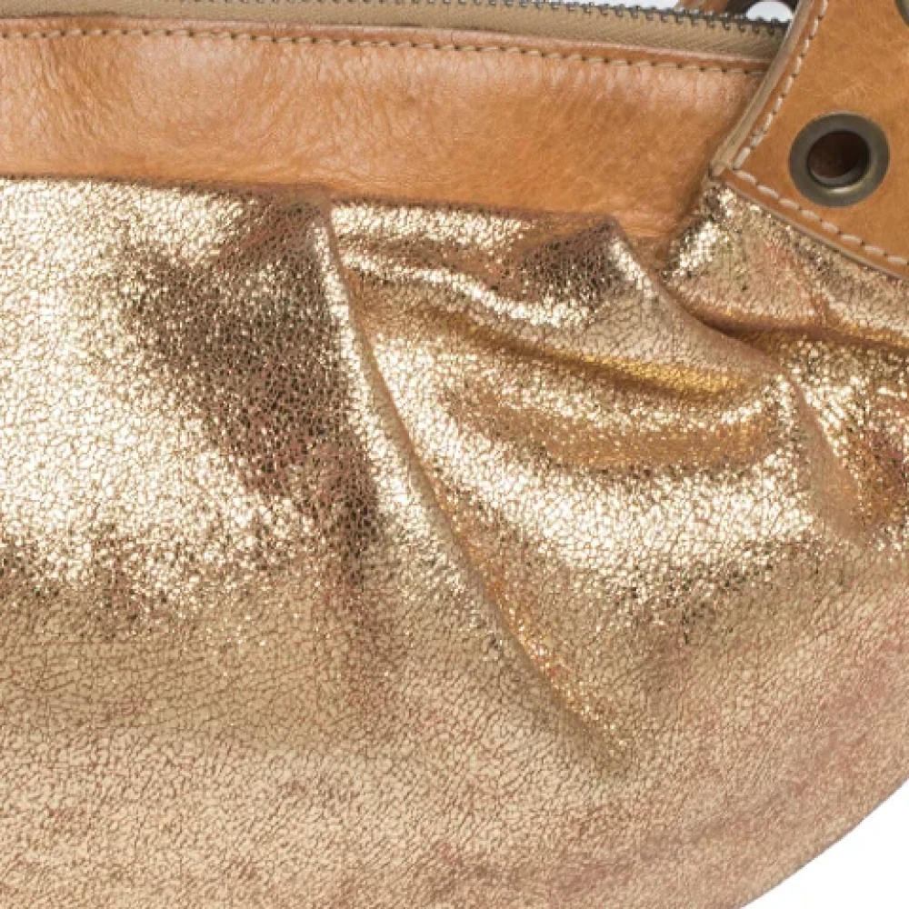 Moschino Pre-Owned Pre-owned Leather shoulder-bags Yellow Dames