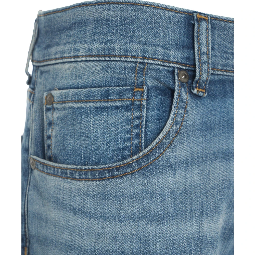 7 For All Mankind Slim Fit Jeans Blue Heren