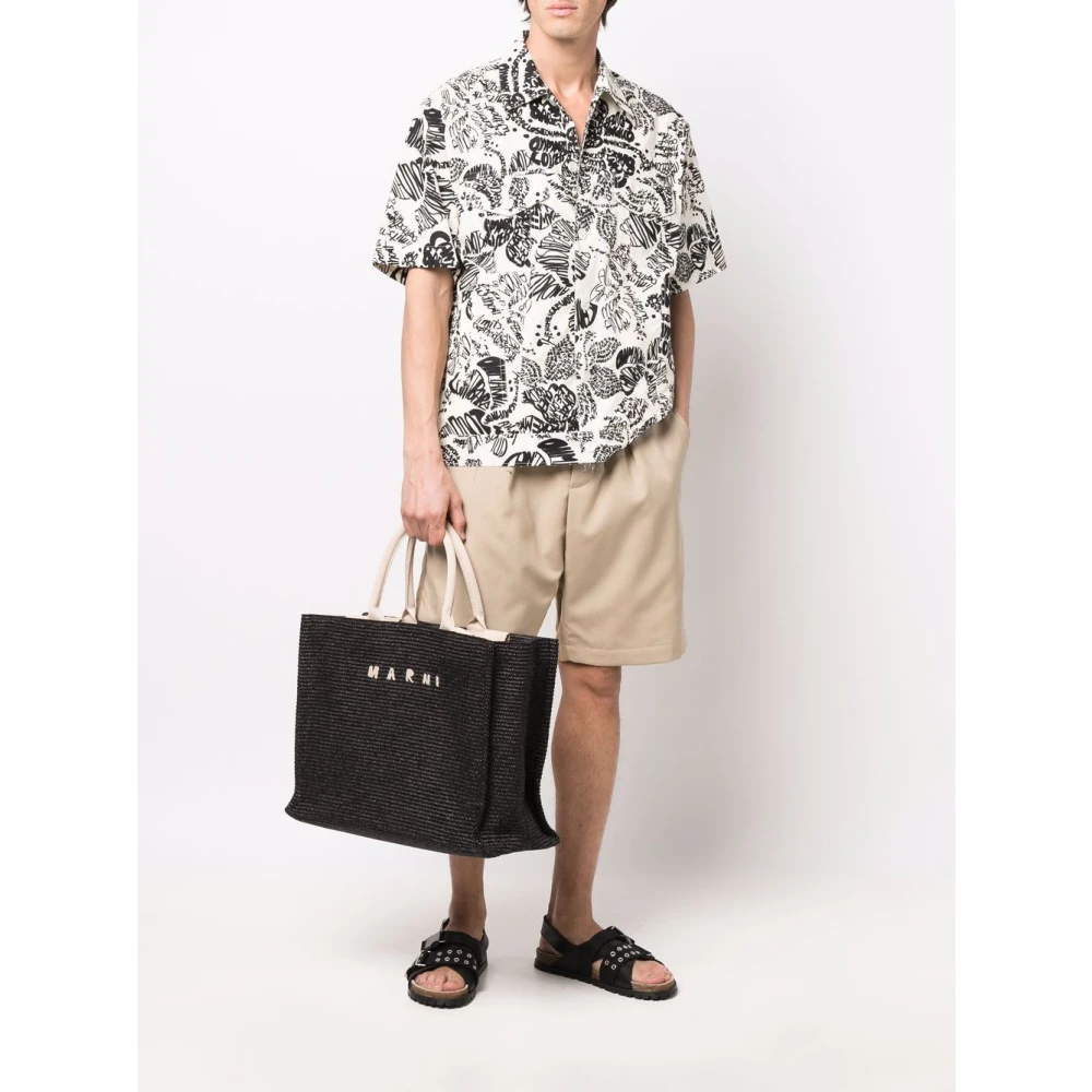 Marni Zwarte Tote Tas Black Heren