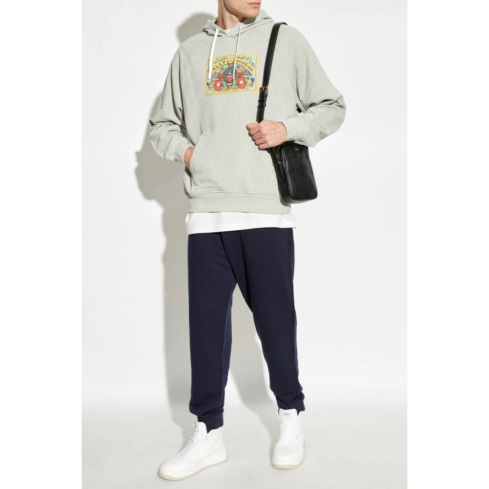 Bally Sweatshirt met logo Gray Heren