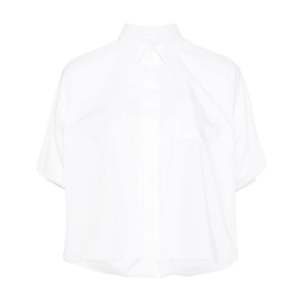 Sacai Stijlvolle Overhemden Collectie White Dames