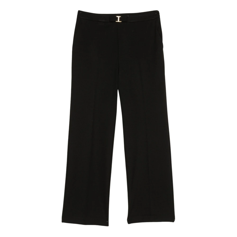 Twinset Stijlvolle Broek voor Vrouwen Black Dames