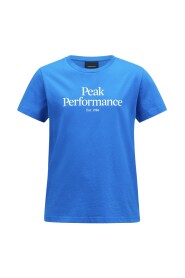 Blå Peak Performance Jr Orginal Tee T-Skjorter