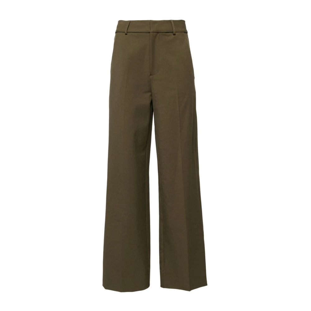 Staud Wijde Pijp Ritsbroek Green Dames