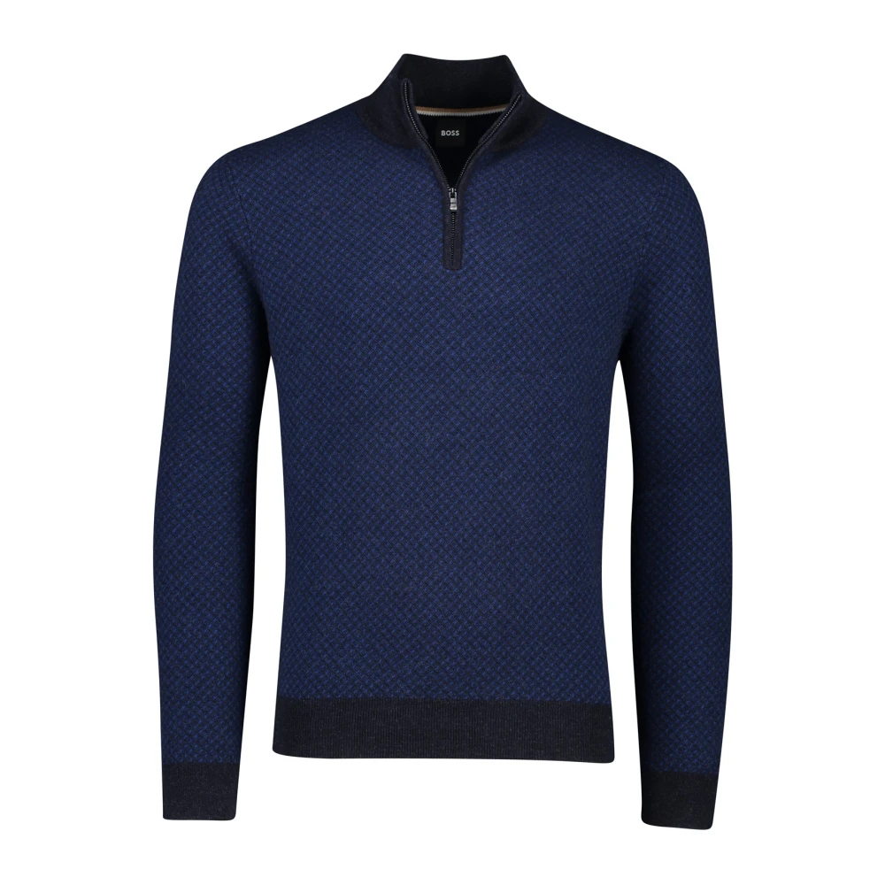 Hugo Boss Donkerblauwe trui voor heren Blue Heren