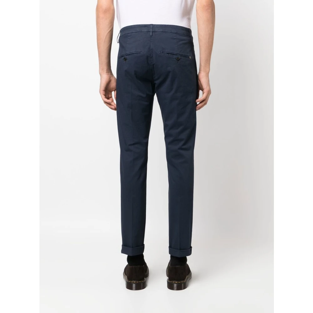 Dondup Blauwe Stijlvolle Broek Blue Heren