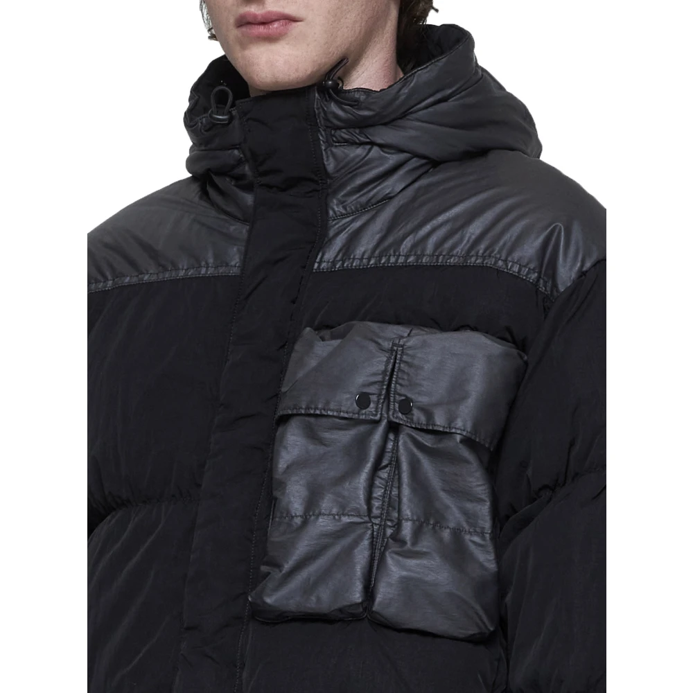 C.P. Company Zwarte Jassen voor Mannen Black Heren