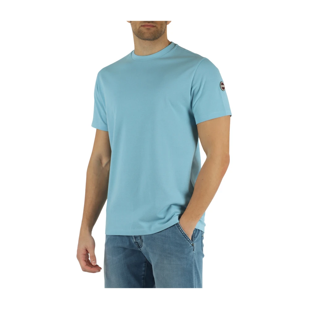 Colmar Regular Fit Piquet Katoenen T-shirt Blue Heren