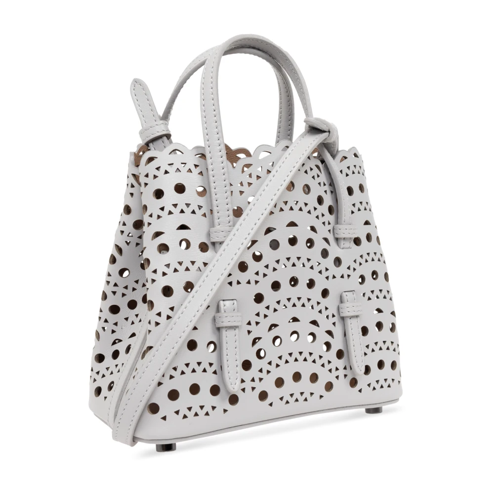 Alaïa Mina 16 Schoudertas Gray Dames