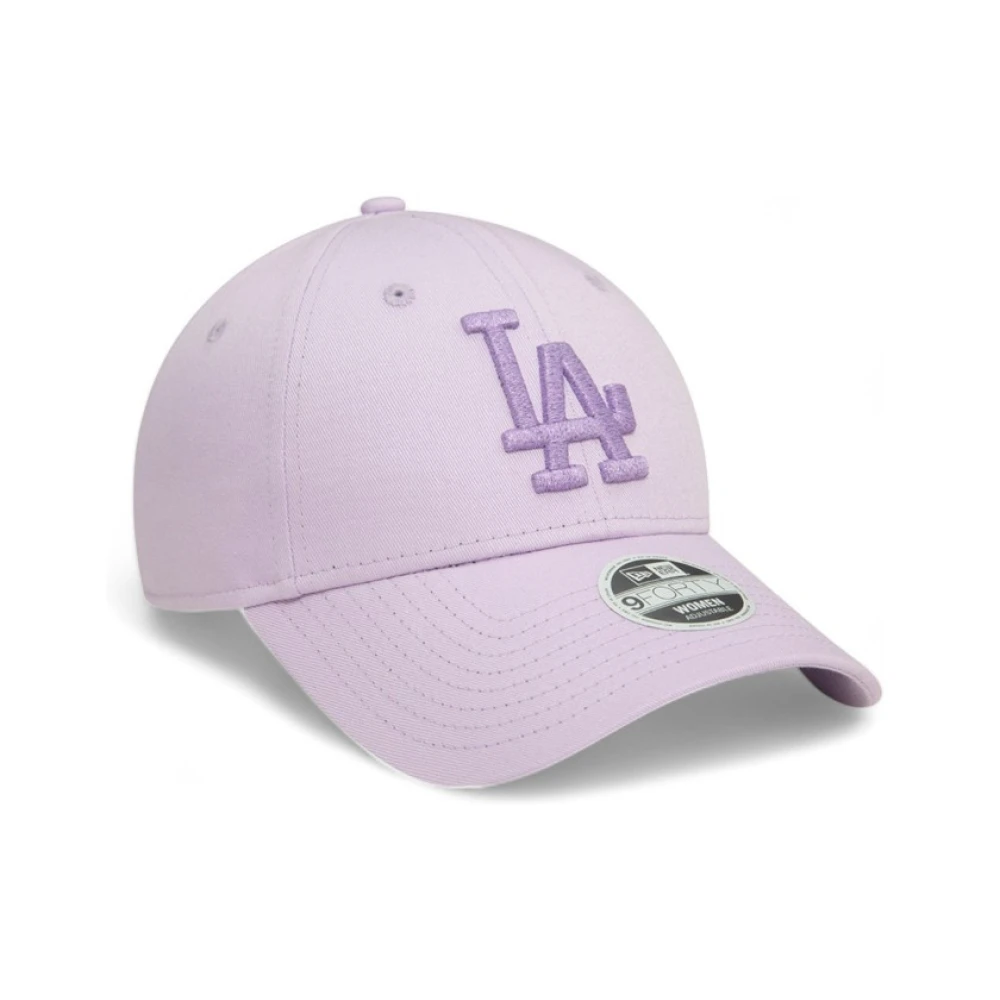 new era Paarse Dodgers Metallic Logo Pet Purple Heren
