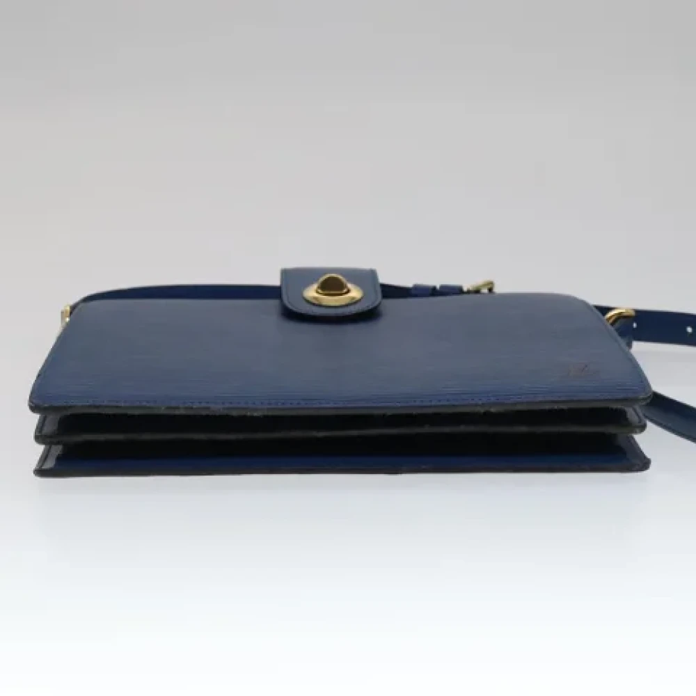 Louis Vuitton Vintage Pre-owned Leather louis-vuitton-bags Blue Dames