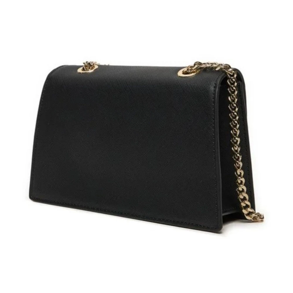 Just Cavalli Metalen Lettering Dames Tas Range Black Dames