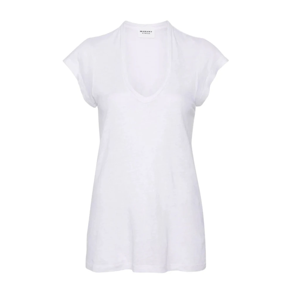 Isabel Marant Étoile Witte Zankou Tee Shirt White Dames