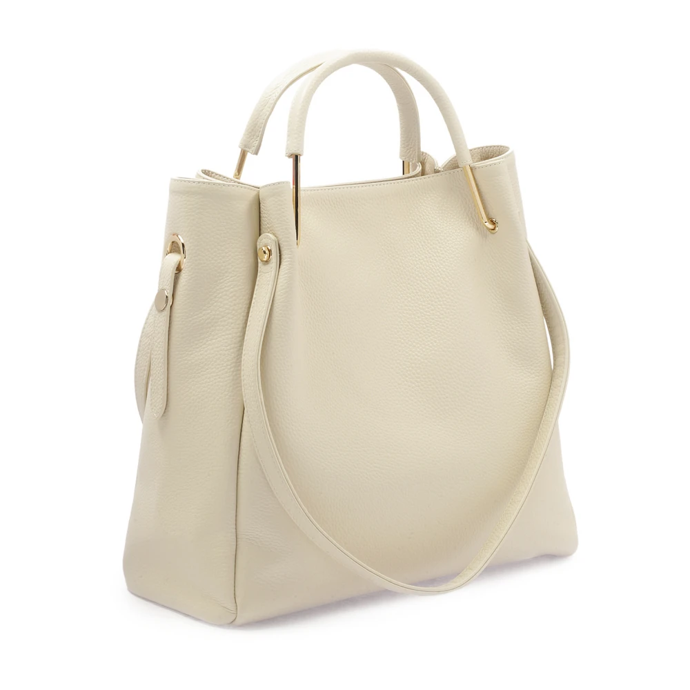 Kazar Grote handtas met dubbele handvatten Beige Dames