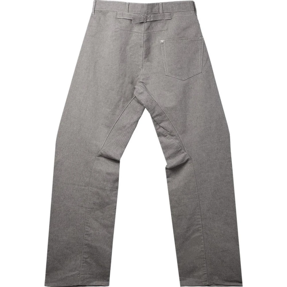 Maison Margiela Grijze 5 Zakken Katoenen Jeans Gray Heren