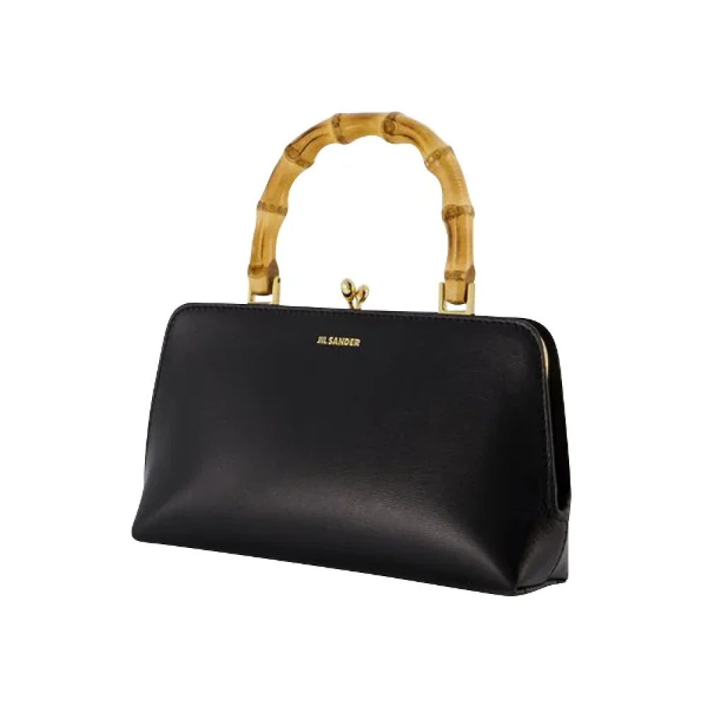 Jil Sander Leather handbags Black Dames