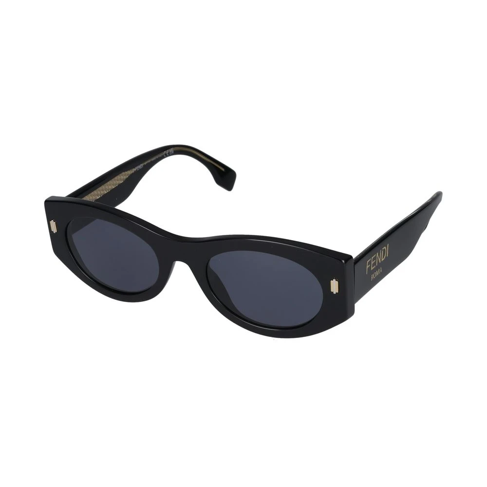 Fendi Unisex Black Roma Sunglasses