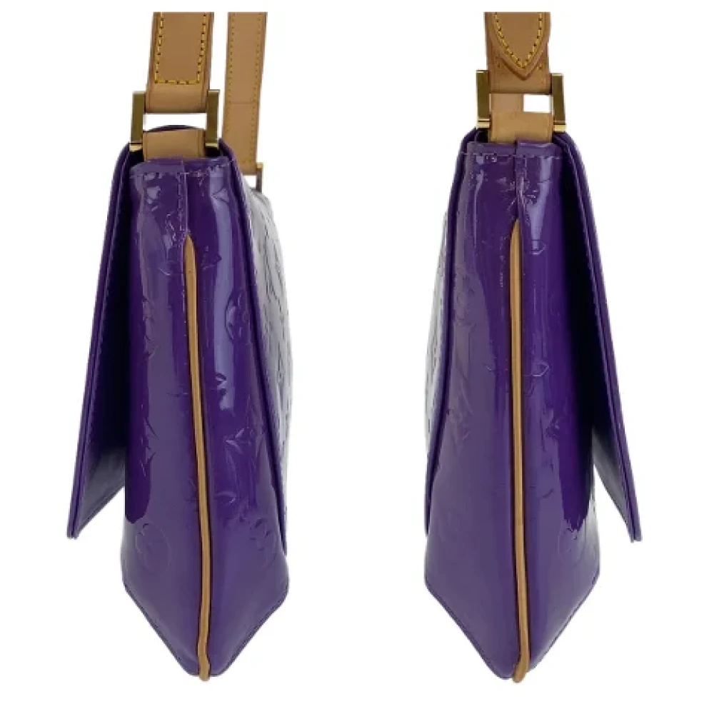 Louis Vuitton Vintage Pre-owned Leather crossbody-bags Purple Dames