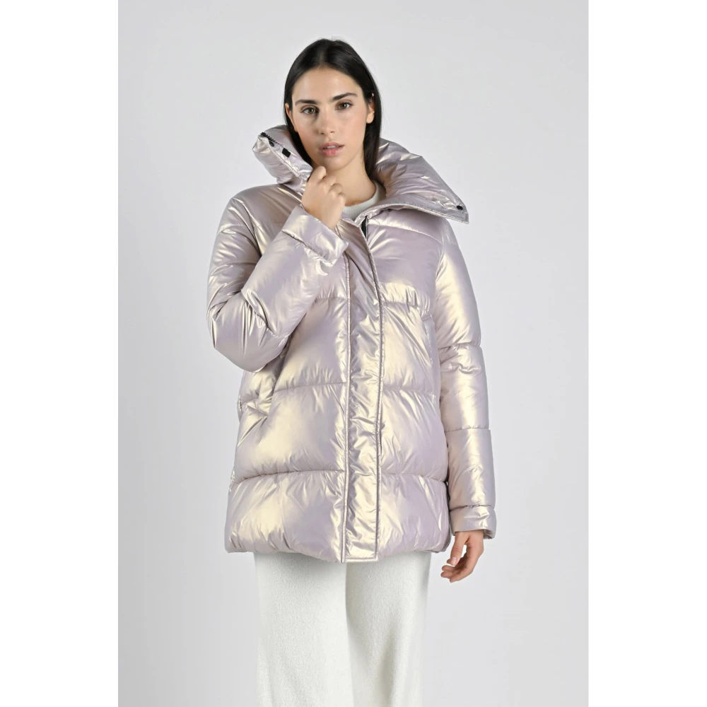 Canadian Classics Roze Winterjas met Verborgen Rits Pink Dames
